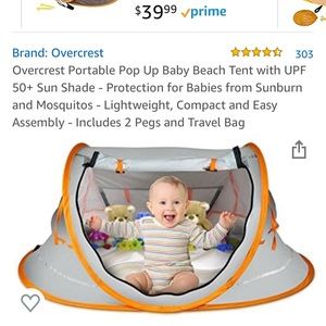Pop up Beach tent for babies